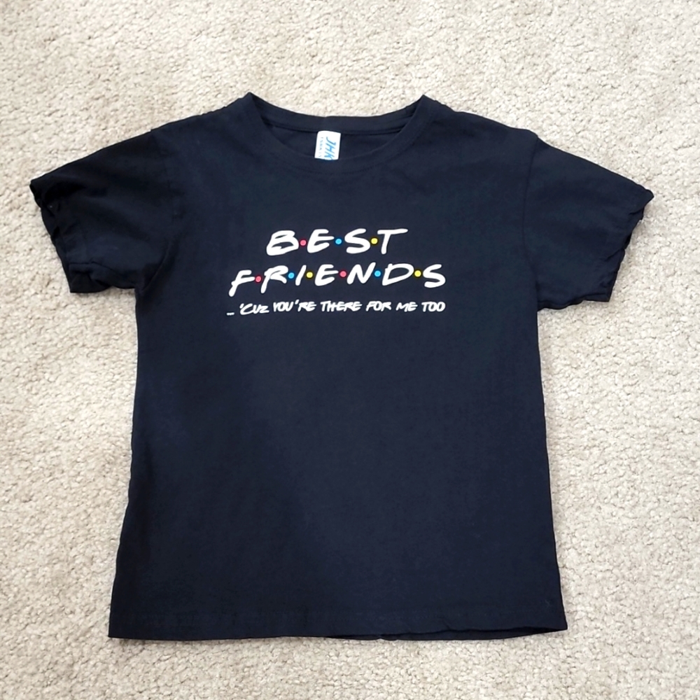 Friends "Best Friends" T-Shirt, Size Small (7/8)